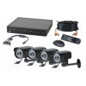 Kit vidéosurveillance avec 4 cameras extérieures 600TVL